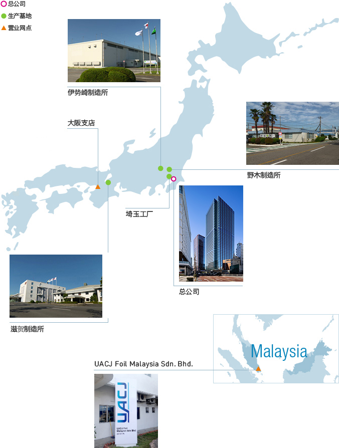 网点、集团公司一览的图